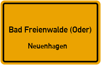 Straße der Freundschaft in Bad Freienwalde (Oder)Neuenhagen