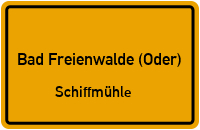 Schiffmühle in Bad Freienwalde (Oder)Schiffmühle