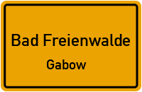 Gabow in Bad FreienwaldeGabow