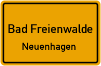 Stadtweg in Bad FreienwaldeNeuenhagen