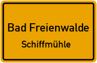 Am Fährkrug in Bad FreienwaldeSchiffmühle