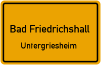 Pfaustraße in 74177 Bad Friedrichshall (Untergriesheim)