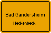 Kreuzstraße in Bad GandersheimHeckenbeck