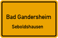 Seboldshäuser Straße in Bad GandersheimSeboldshausen