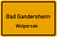 Straßenverzeichnis Bad Gandersheim Wolperode