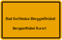 Hohe Straße in Bad Gottleuba-BerggießhübelBerggießhübel Kurort