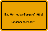 Bahraer Straße in 01816 Bad Gottleuba-Berggießhübel (Langenhennersdorf)
