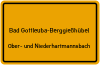 Kur-Terrain-Weg in Bad Gottleuba-BerggießhübelOber- und Niederhartmannsbach