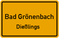 Straßen in Bad Grönenbach Dießlings