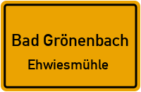 Straßen in Bad Grönenbach Ehwiesmühle