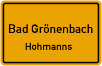 Straßen in Bad Grönenbach Hohmanns