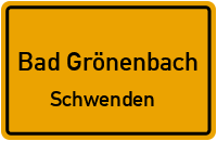 Straßenverzeichnis Bad Grönenbach Schwenden
