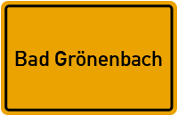 Wo liegt Bad Grönenbach?