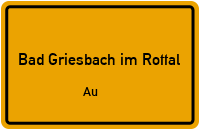 Straßen in Bad Griesbach im Rottal Au