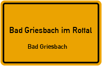 Thermalbadstraße in 94086 Bad Griesbach im Rottal (Bad Griesbach)