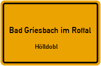 Straßen in Bad Griesbach im Rottal Hölldobl