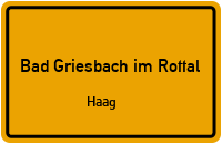 Haag in Bad Griesbach im RottalHaag