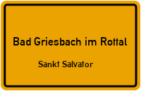 Reutfellnerstraße in Bad Griesbach im RottalSankt Salvator