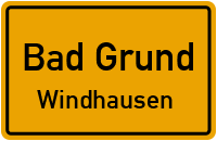 Kirchplatz in Bad GrundWindhausen