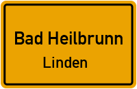 Straßenverzeichnis Bad Heilbrunn Linden