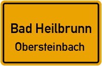 Straßen in Bad Heilbrunn Obersteinbach