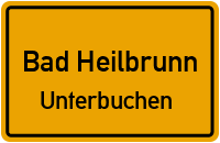 Straßenverzeichnis Bad Heilbrunn Unterbuchen