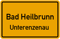 Straßen in Bad Heilbrunn Unterenzenau