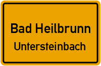 Straßen in Bad Heilbrunn Untersteinbach