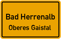 Buckelweg in Bad HerrenalbOberes Gaistal