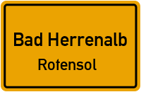 Bergstraße in Bad HerrenalbRotensol