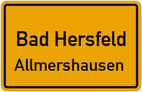 Neuensteiner Straße in Bad HersfeldAllmershausen