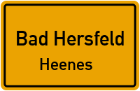 Ernst-Reuter-Straße in Bad HersfeldHeenes