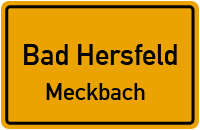 Hauptstraße in Bad HersfeldMeckbach