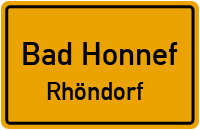 Straßen in Bad Honnef Rhöndorf
