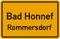 Straßen in Bad Honnef Rommersdorf