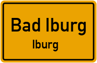 Schloßstraße in Bad IburgIburg