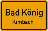 Straßenverzeichnis Bad König Kimbach