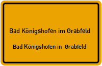 Keßlerstraße in Bad Königshofen im GrabfeldBad Königshofen in Grabfeld