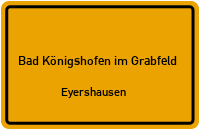 Appelgasse in 97631 Bad Königshofen im Grabfeld (Eyershausen)