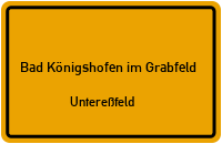 B 279 in 97631 Bad Königshofen im Grabfeld (Untereßfeld)
