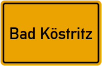 City Sign Bad Köstritz