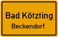 Straßenverzeichnis Bad Kötzting Beckendorf