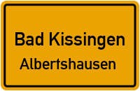 Straßenverzeichnis Bad Kissingen Albertshausen