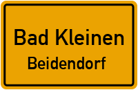 Waldstraße in Bad KleinenBeidendorf
