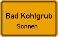 Straßenverzeichnis Bad Kohlgrub Sonnen