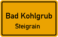 Straßenverzeichnis Bad Kohlgrub Steigrain