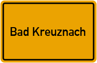 City Sign Bad Kreuznach