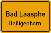 Straßenverzeichnis Bad Laasphe Heiligenborn