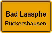 Rückershäuser Straße in Bad LaaspheRückershausen