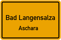 Weinbergstraße in Bad LangensalzaAschara